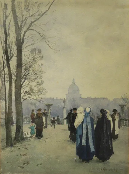 Stroll in the park av Aleksander Gierymski