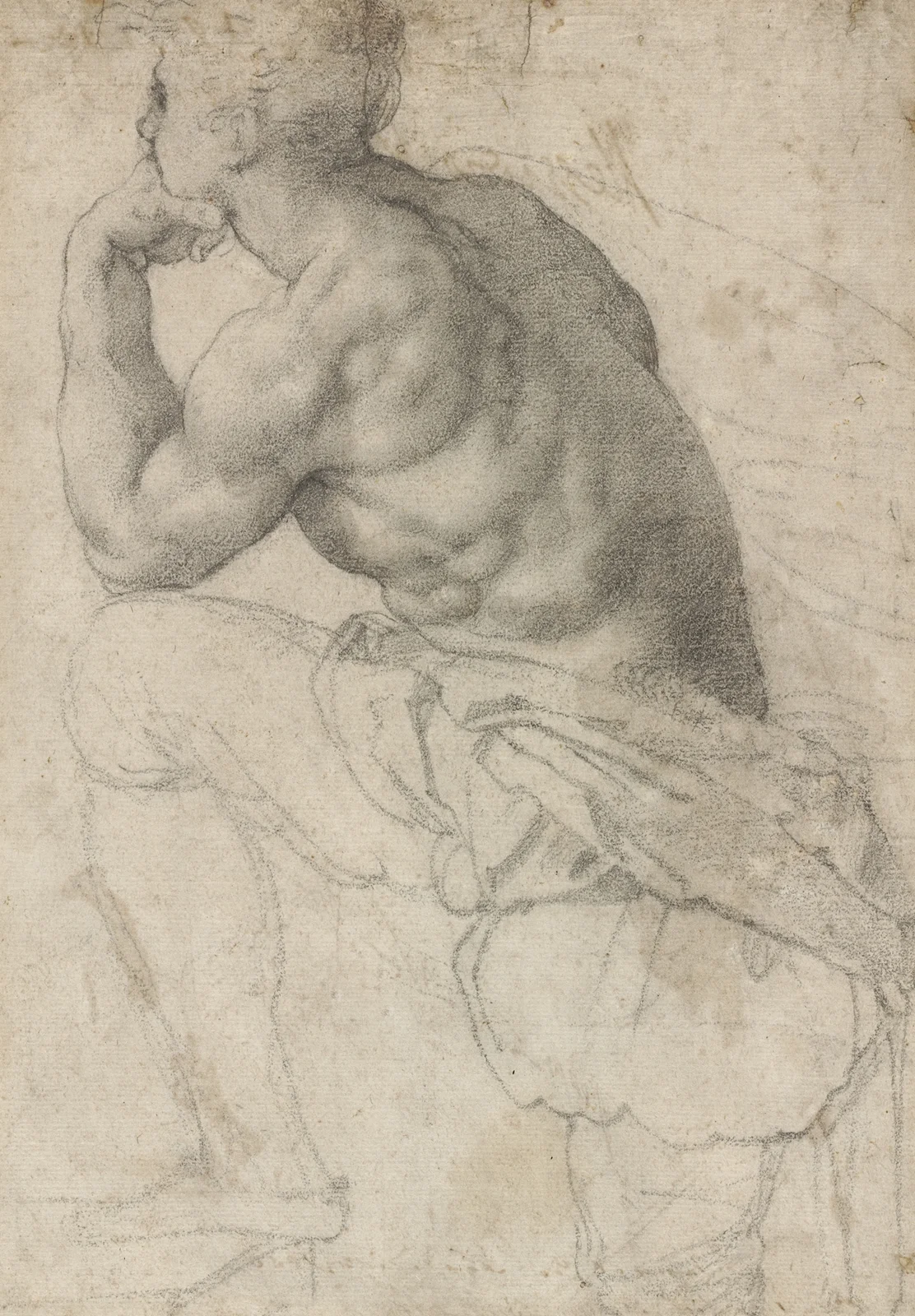 A Pearl Diver av Alessandro Allori