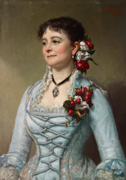 Portrait of Mrs. Richard T. Crane (Mary Josephine Prentice) av George Peter Alexander Healy