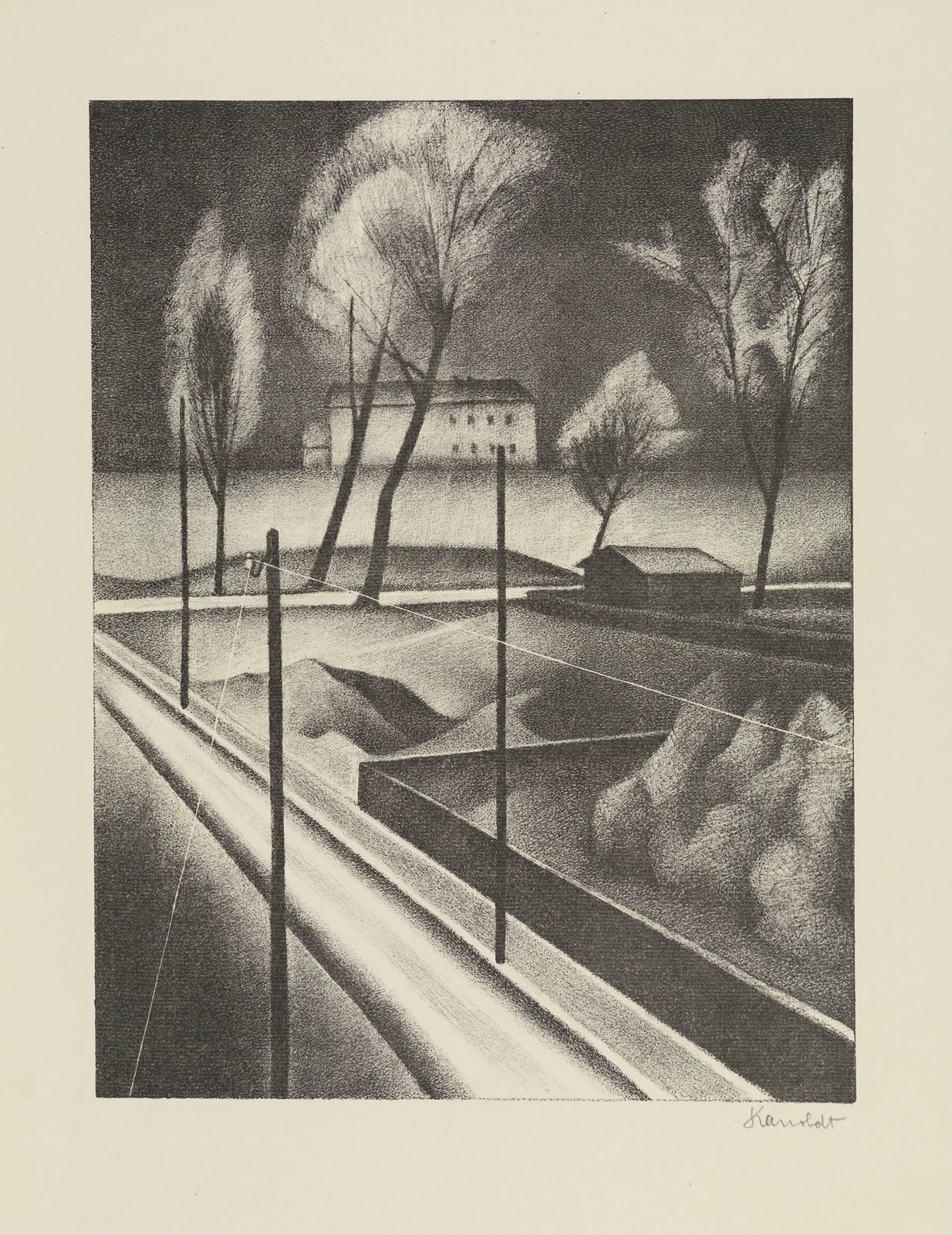 Frost (Raureif) av Alexander Kanoldt