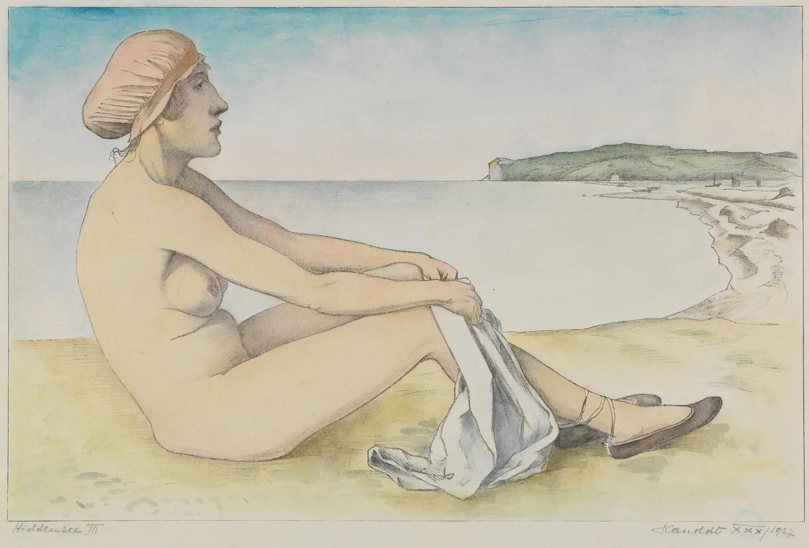 Hiddensee III av Alexander Kanoldt