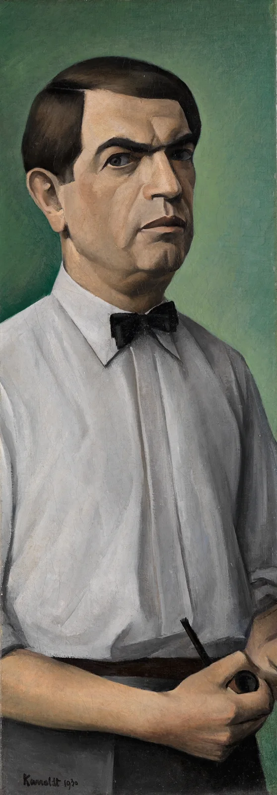 Self-portrait av Alexander Kanoldt