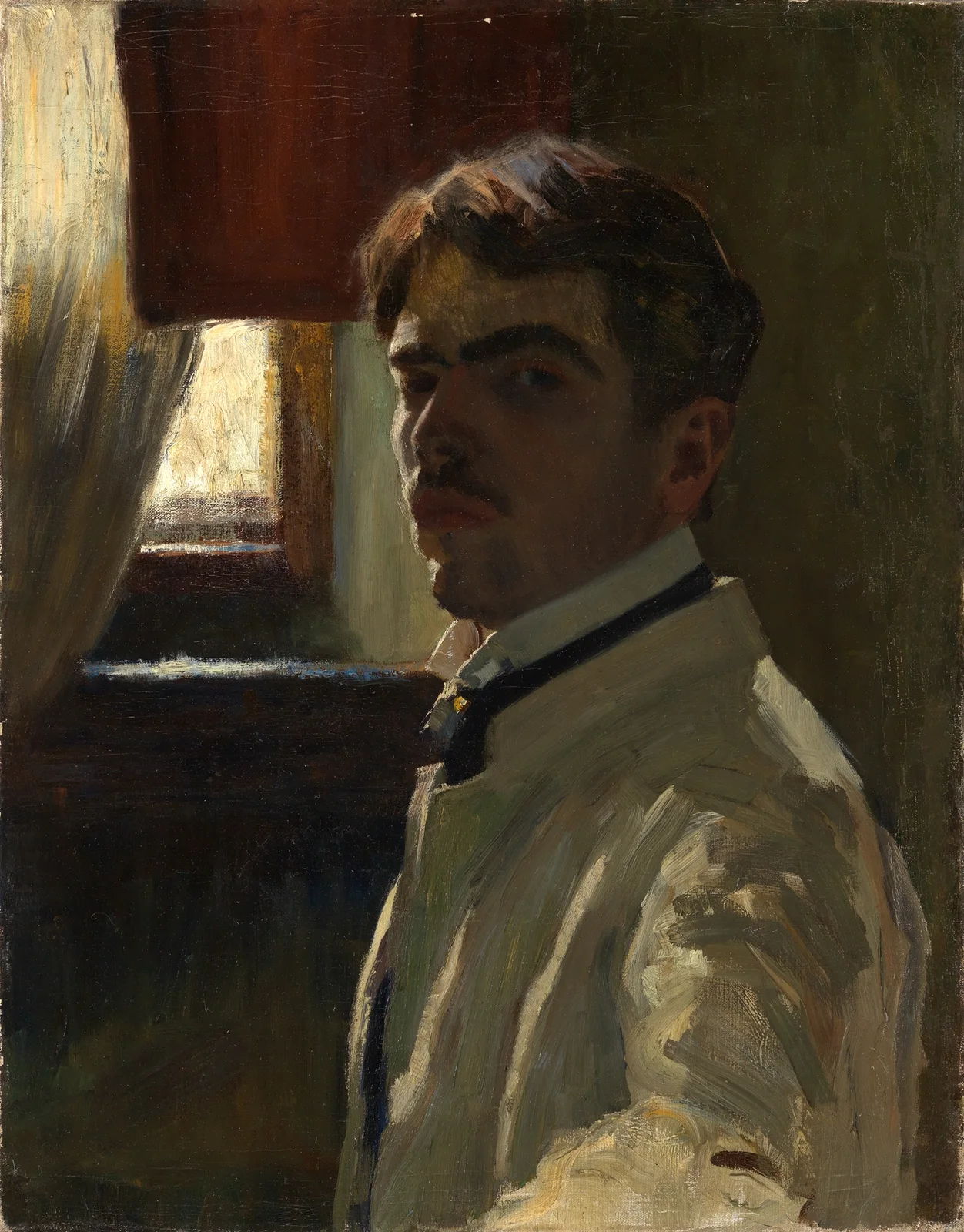 Self-portrait av Alexander Kanoldt