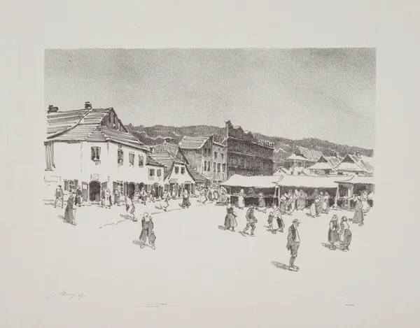 Rynek w Kazimierzu Dolnym av Alexander Mann