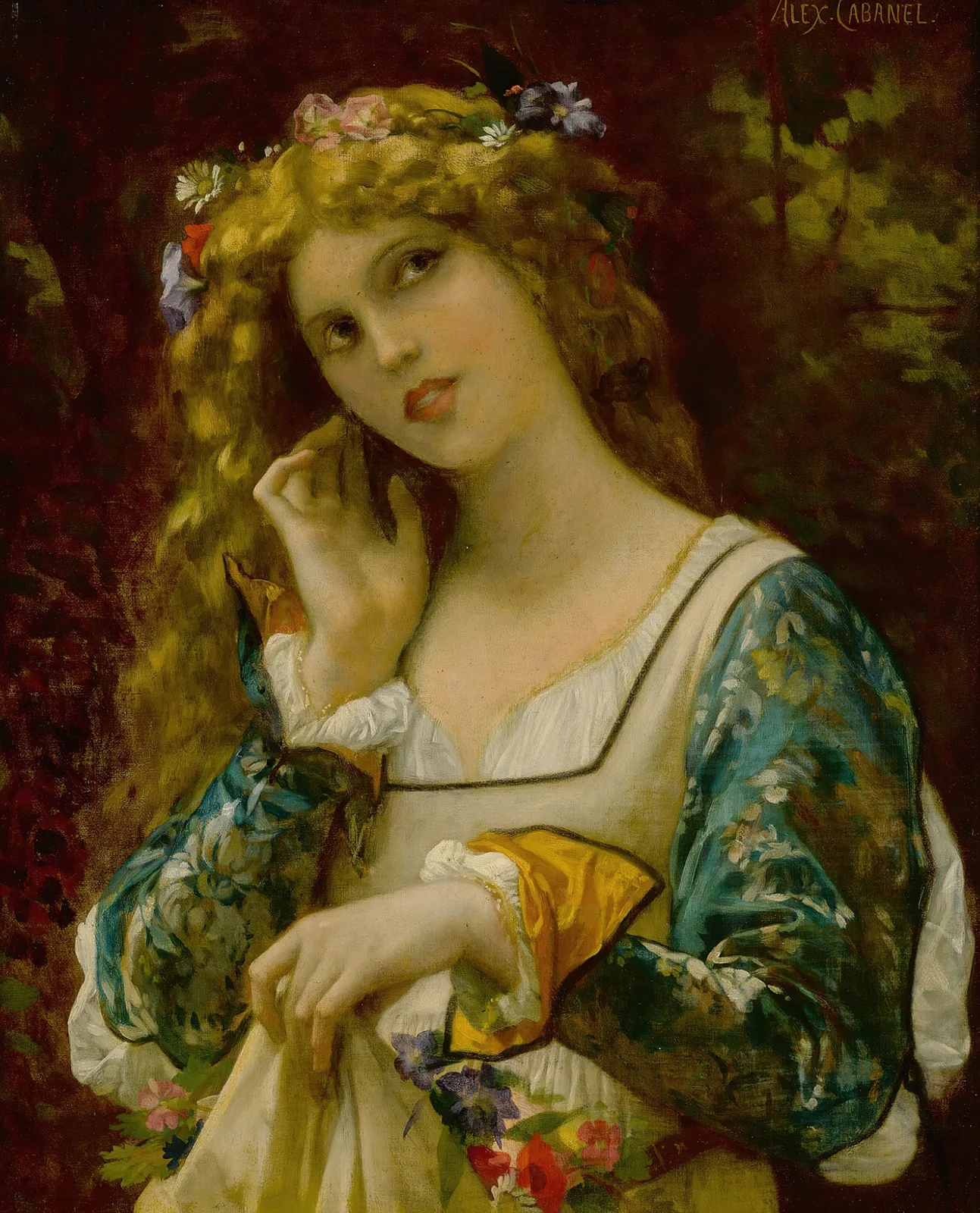 Écoutant La Voix D’echo av Alexandre Cabanel