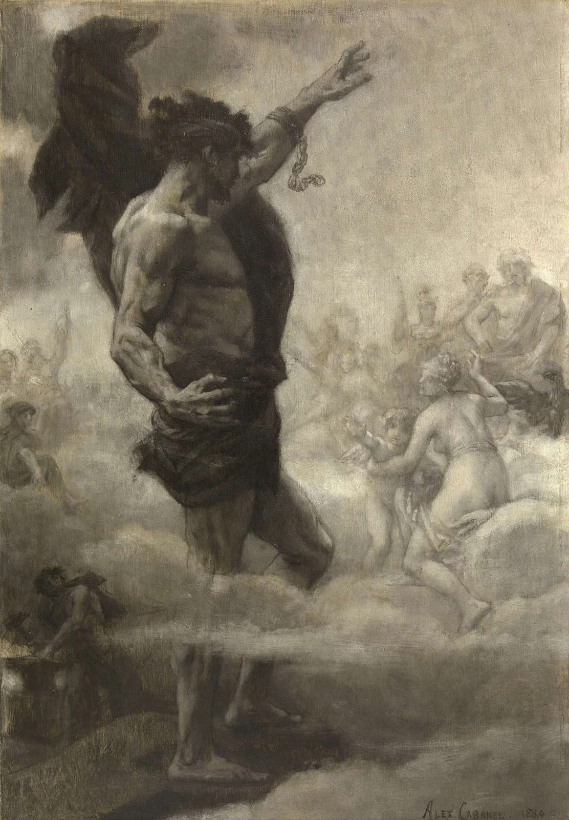 Le Titan av Alexandre Cabanel