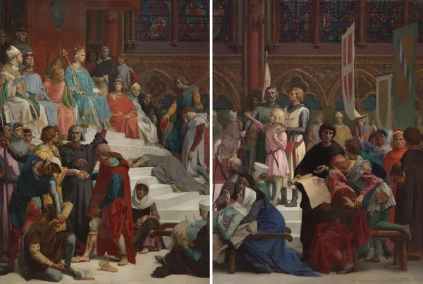 Saint Louis rendant la justice av Alexandre Cabanel