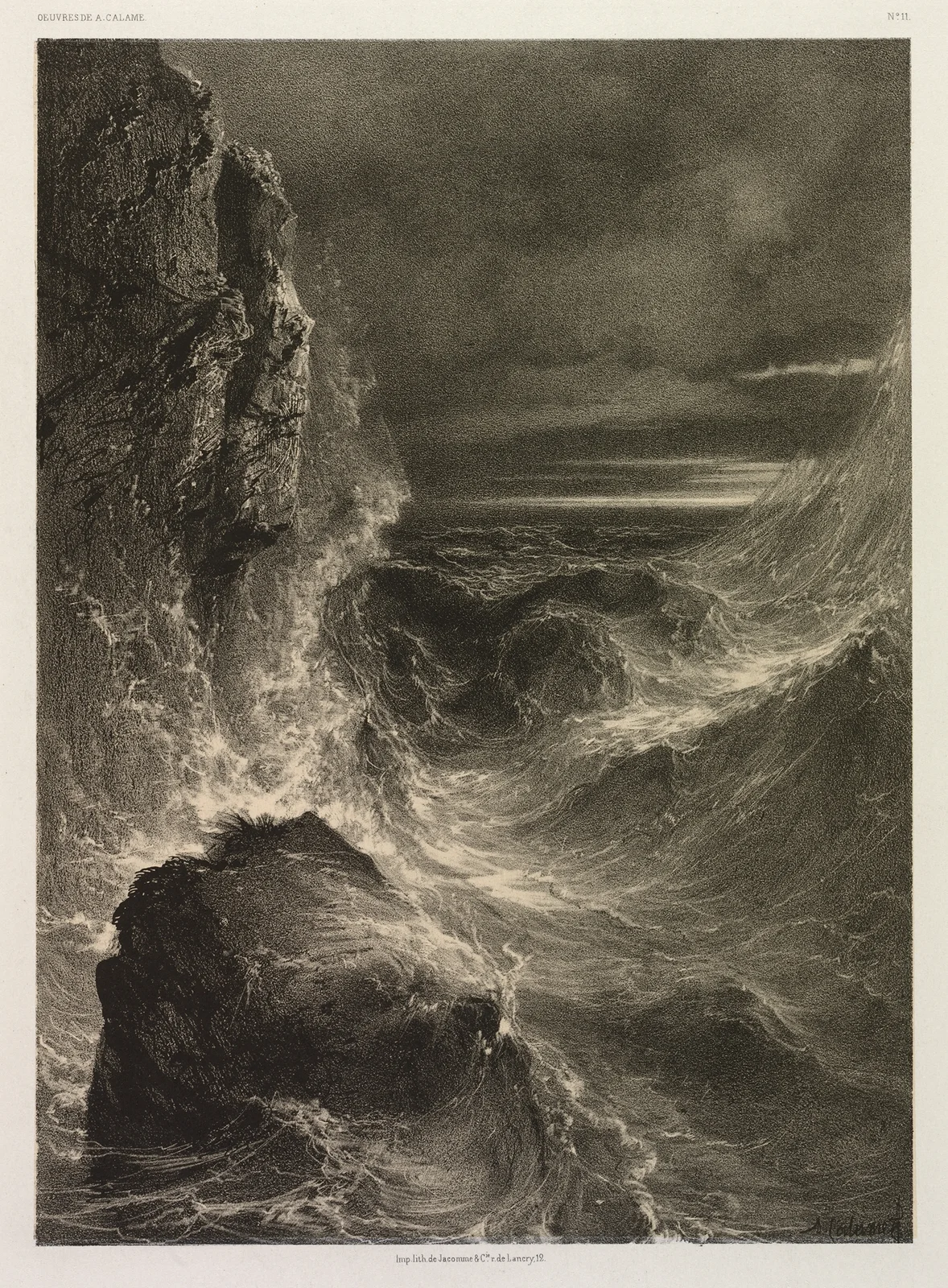 La Mer av Alexandre Calame