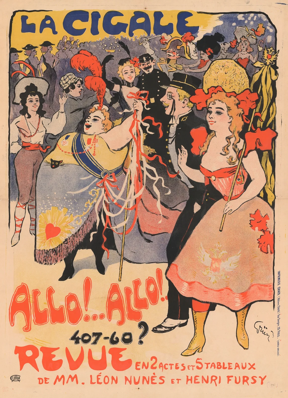 La Cigale. Allo!..Allo! av Jules-Alexandre Grün