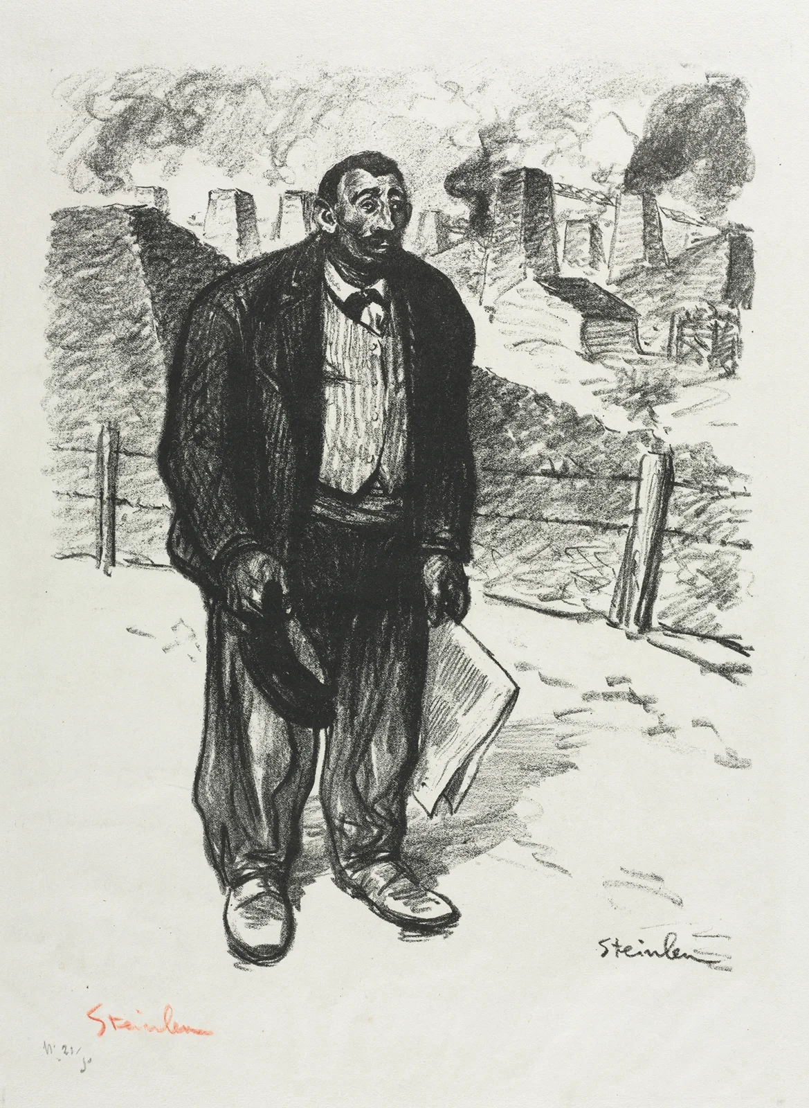 L’Honnête ouvrier av Théophile Alexandre Steinlen