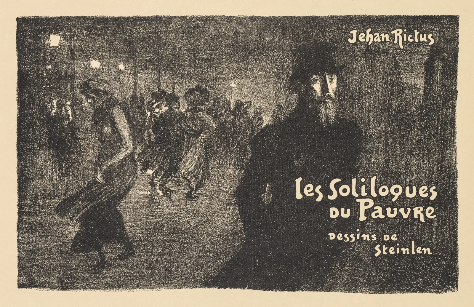 Paris by Night (Paris La Nuit) av Théophile Alexandre Steinlen