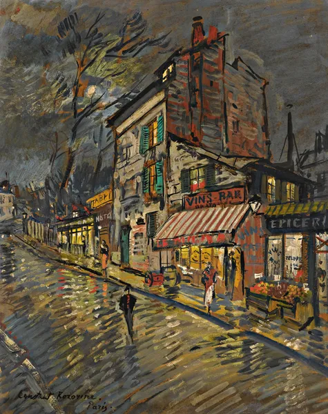 Paris By Night – nr 1 av Konstantin Alexeevich Korovin