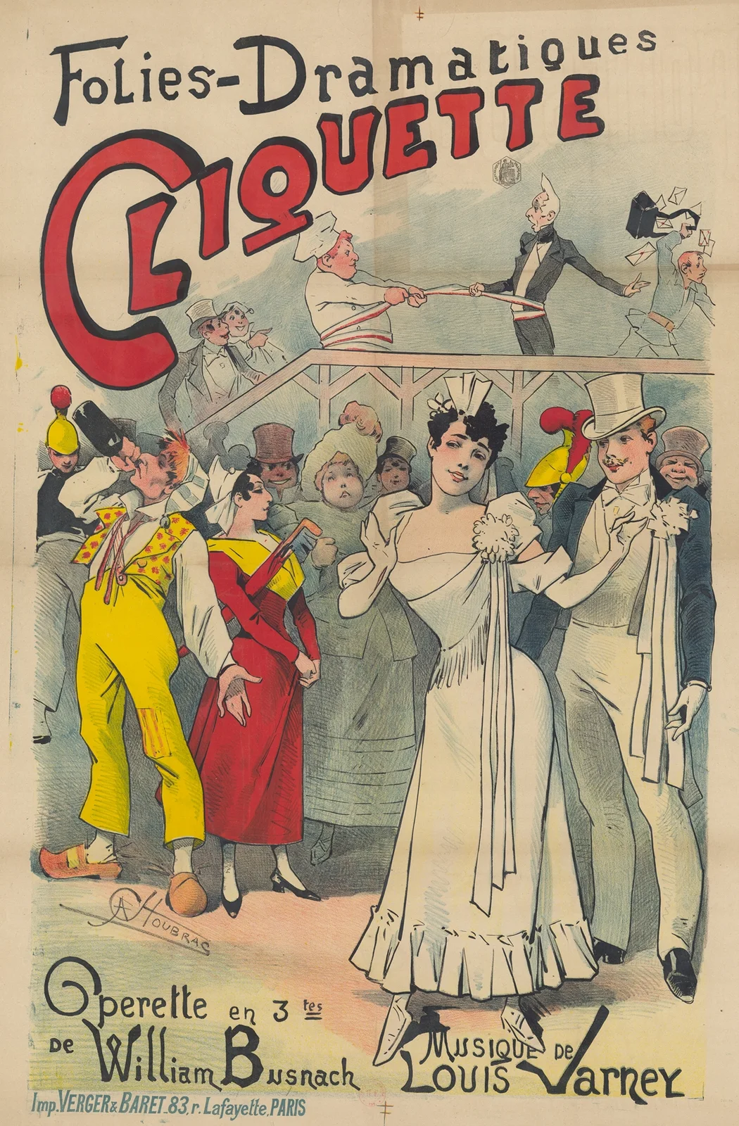 Folies Dramatiques. Cliquette av Alfred Choubrac