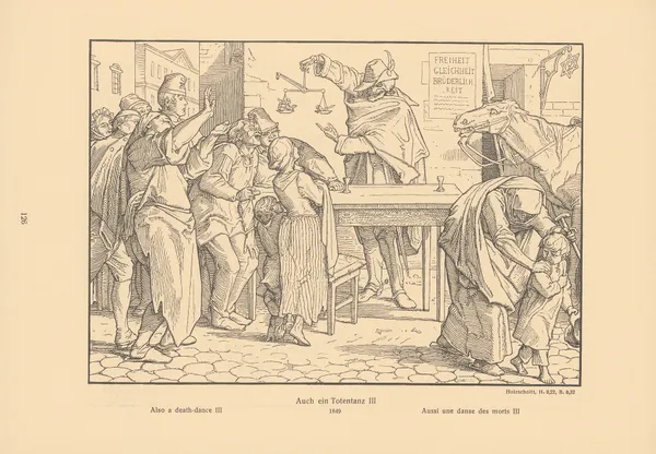 Also a death-dance III av Alfred Rethel