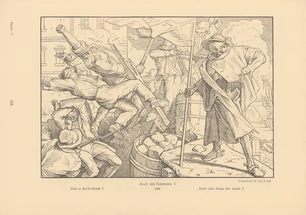 Also a death-dance V av Alfred Rethel