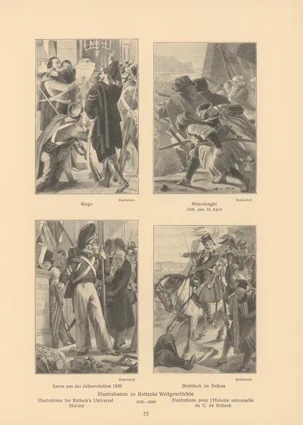 Illustrations for Rotteck’s Universal History, 1841 – nr 5 av Alfred Rethel