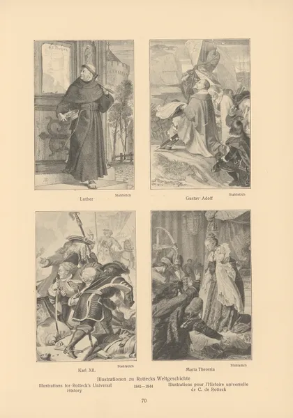 Illustrations for Rotteck’s Universal History, 1841 – nr 1 av Alfred Rethel