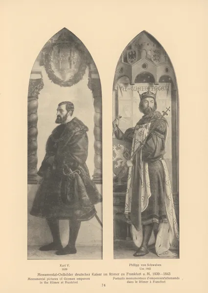 Karl V, Philipp von Schwaben av Alfred Rethel