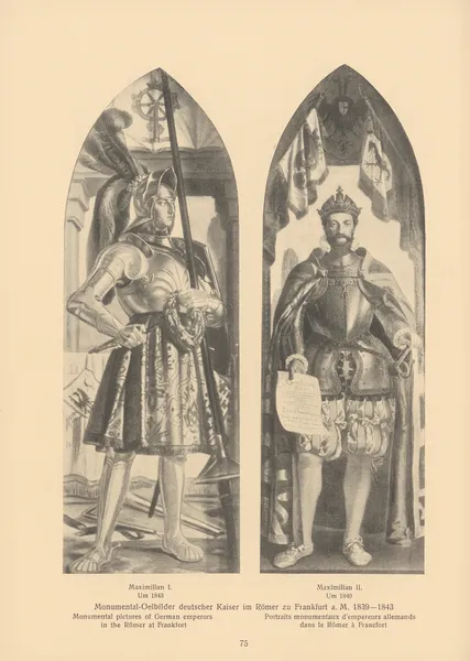 Maximilian I, Maximilian II av Alfred Rethel