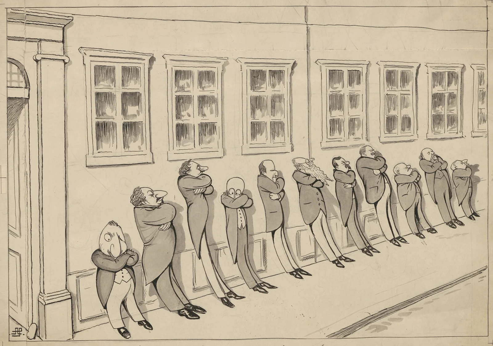 Arms crossed av Alfred Schmidt