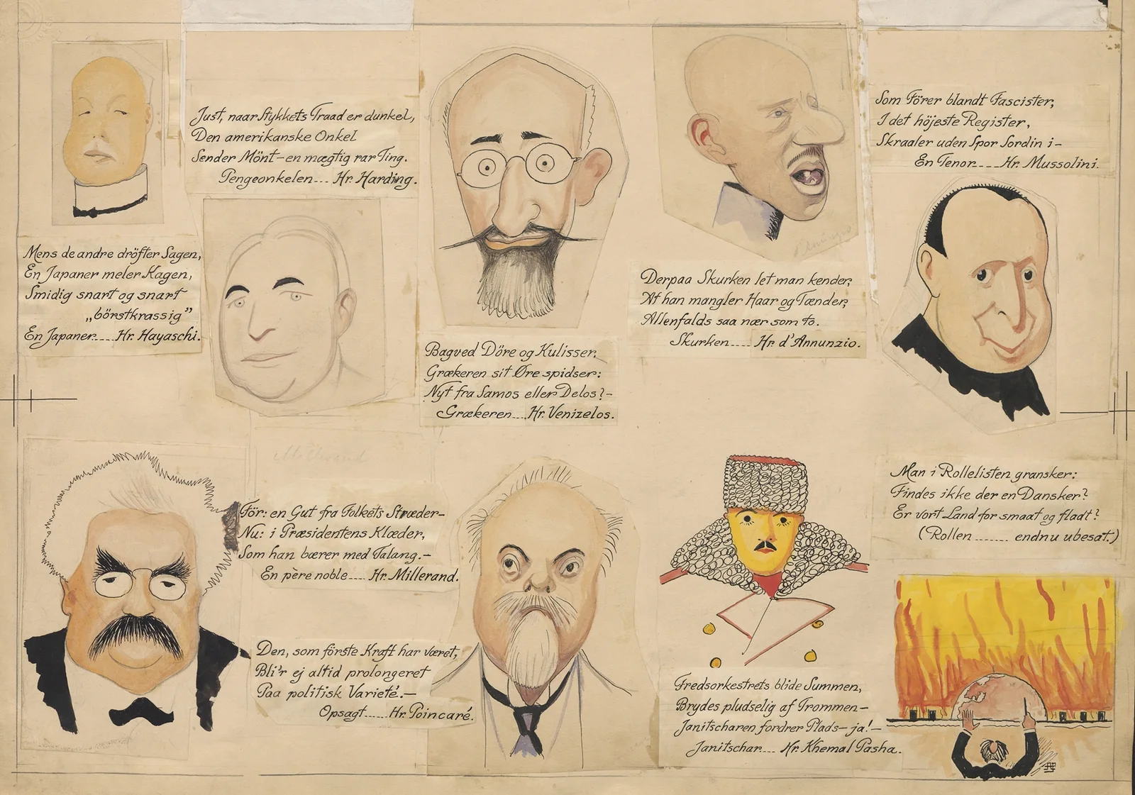 From ‘The Great Theater’, 1922 – nr 2 av Alfred Schmidt