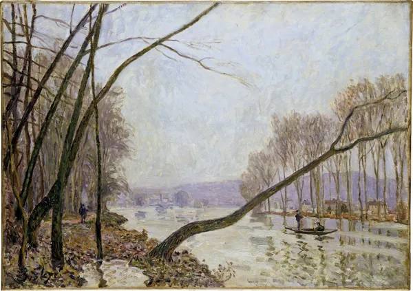 Bank of the Seine in Autumn av Alfred Sisley