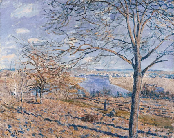 Banks of the Loing, Autumn Effect av Alfred Sisley