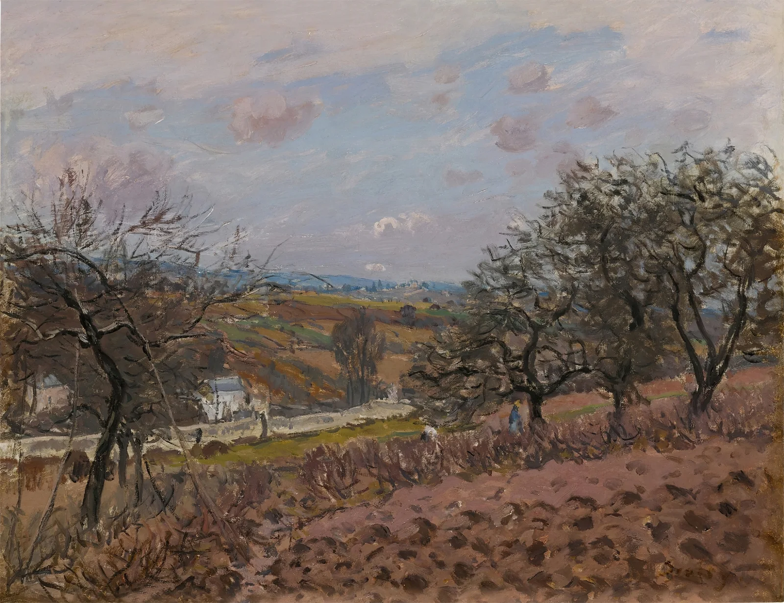 Bougival av Alfred Sisley