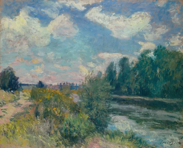 La Seine à Bougival, 1876 – nr 2 av Alfred Sisley