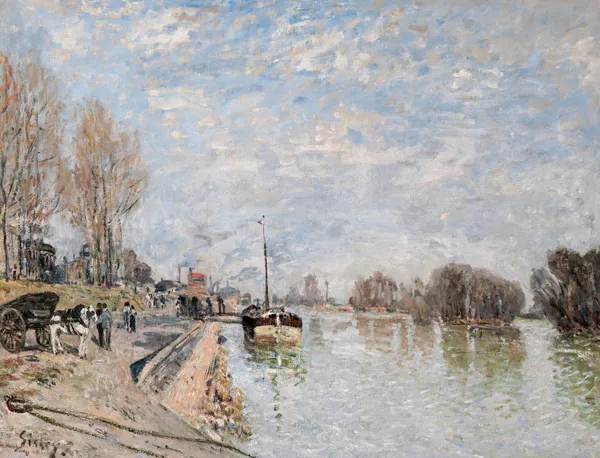 La Seine à Suresnes, 1879 – nr 2 av Alfred Sisley