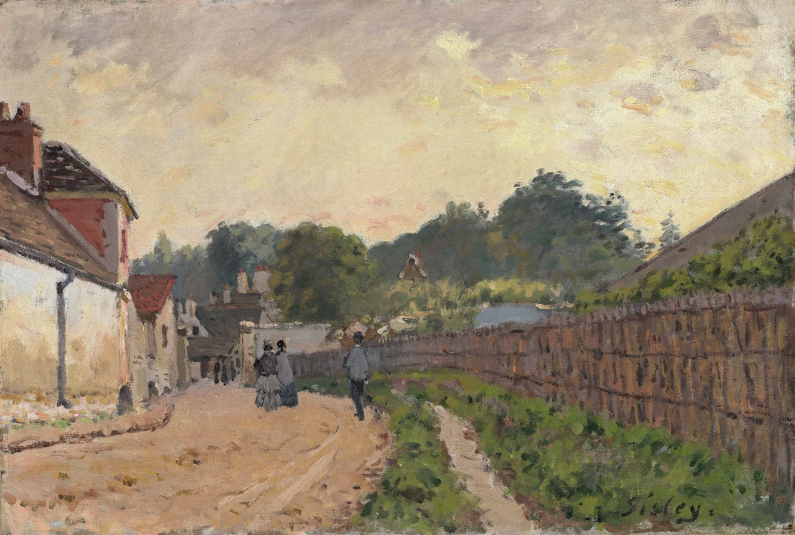 Marly-le-Roi av Alfred Sisley