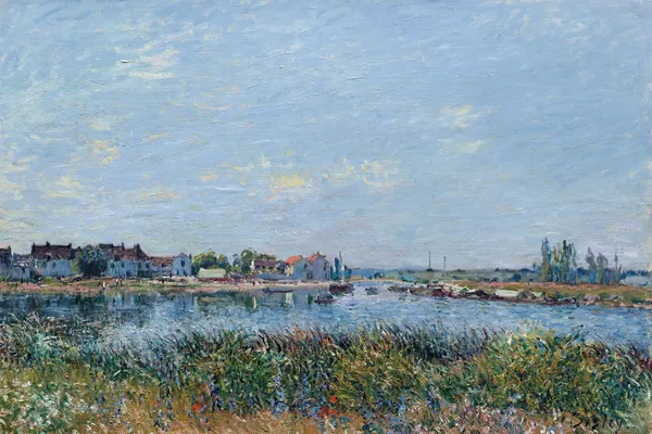 Saint-Mammès, Le Matin av Alfred Sisley