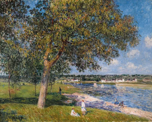 Un Noyer Dans La Prairie De Thomery av Alfred Sisley