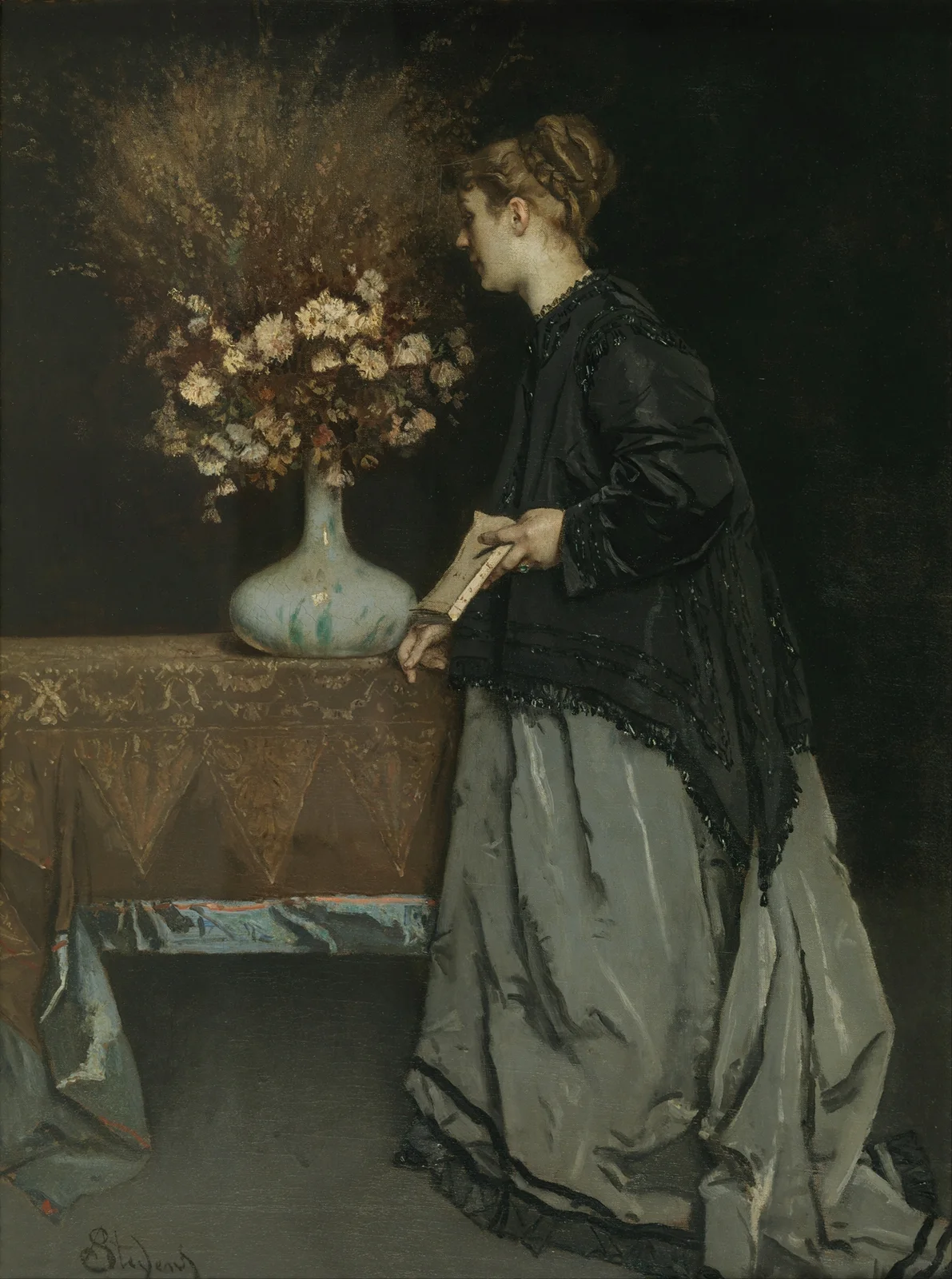 Autumn Flowers av Alfred Stevens