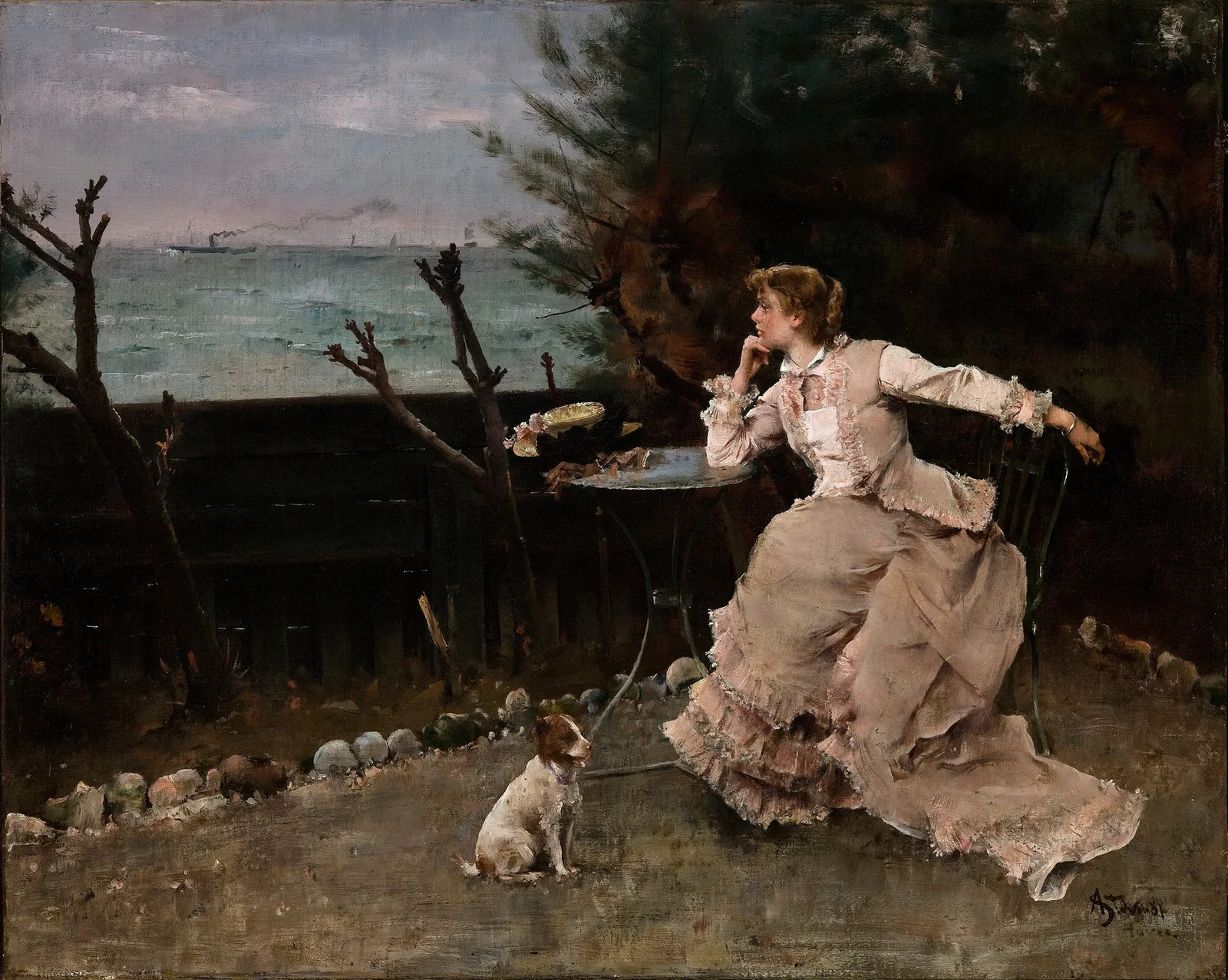 In Deep Thought av Alfred Stevens