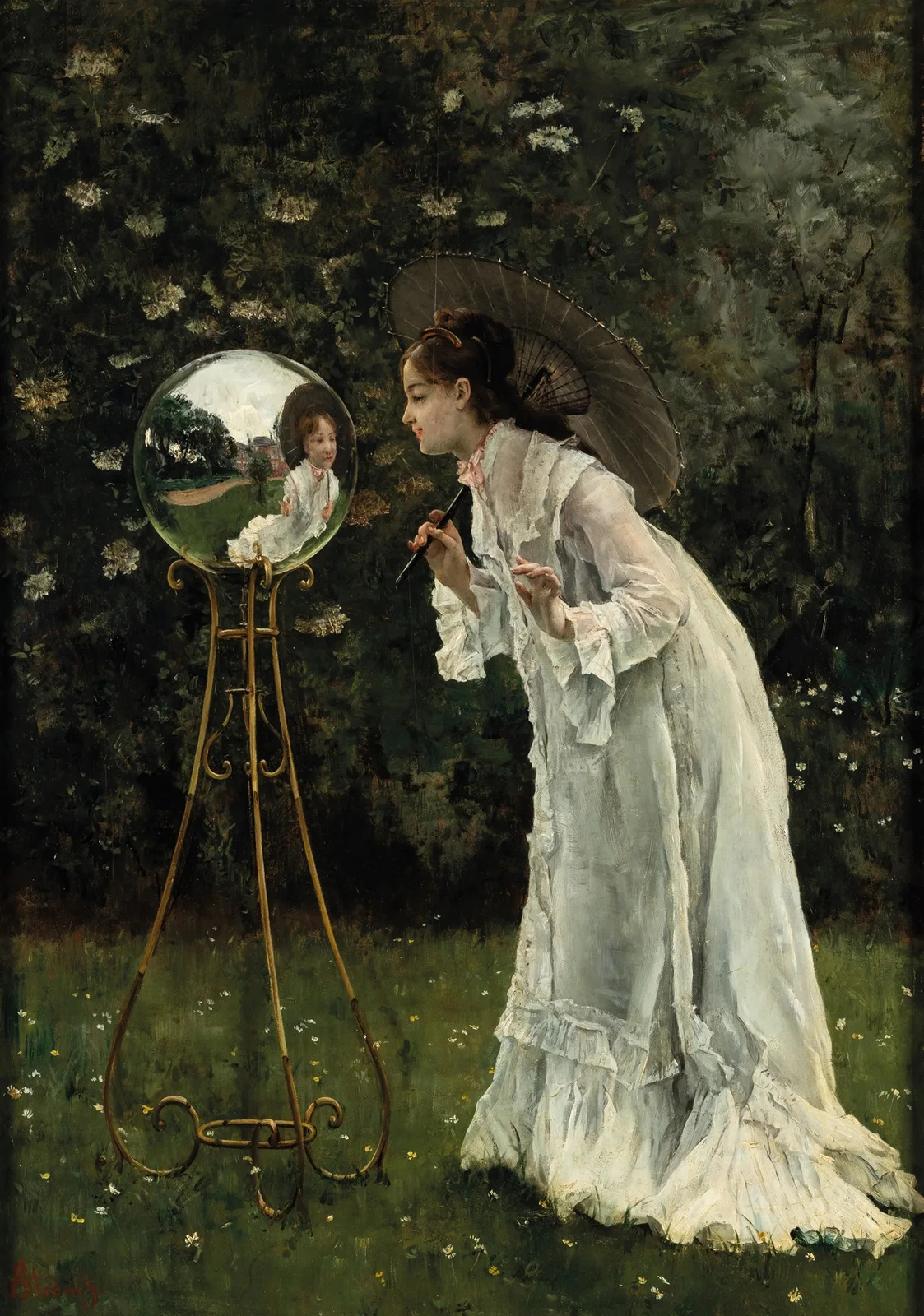 La Boule Argentée av Alfred Stevens