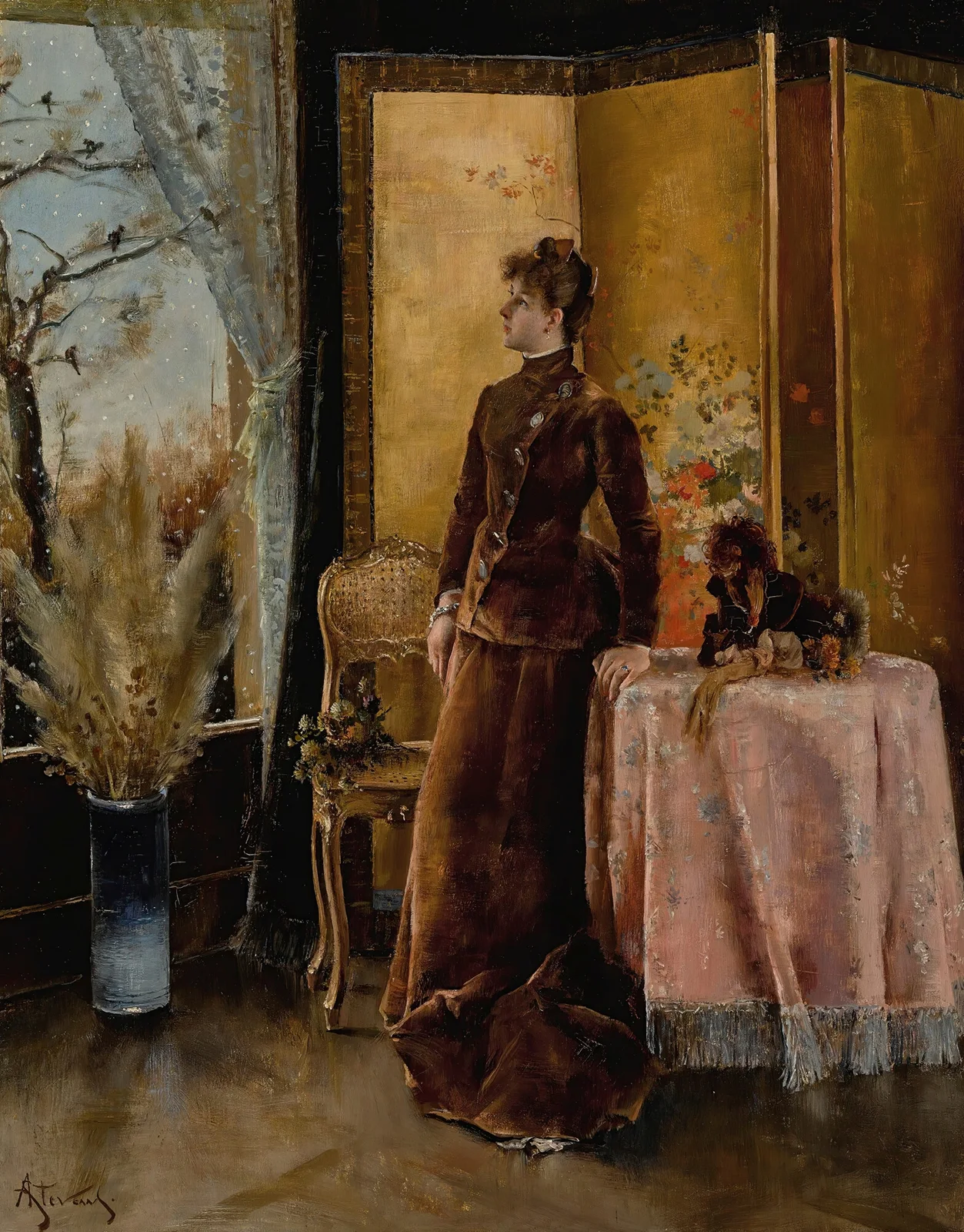La Neige av Alfred Stevens