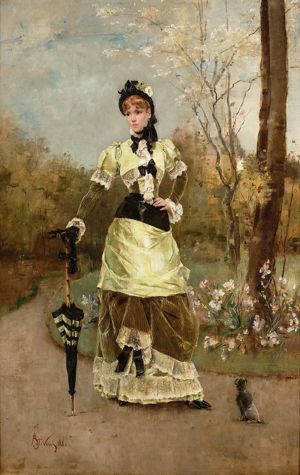 La Parisienne av Alfred Stevens