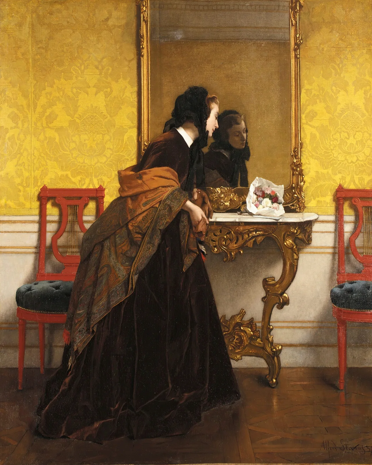 Le bouquet av Alfred Stevens