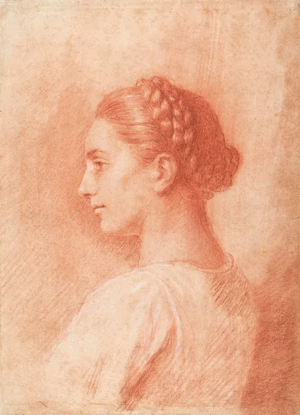 A Country Girl at Surrentum, Italy av Allan Ramsay