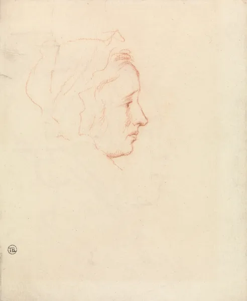 Head of a Woman av Allan Ramsay