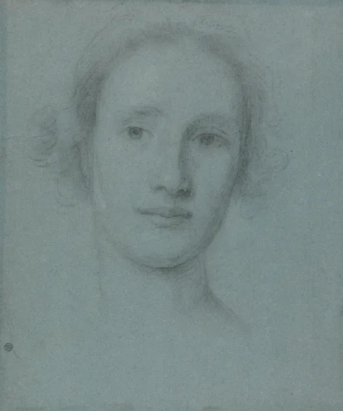 Head of a Young Woman av Allan Ramsay