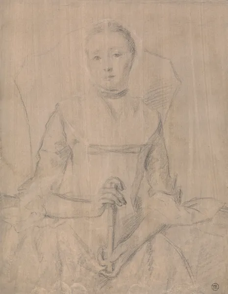 Margaret Ramsay, the Artist’s Second Wife (Died 1782) av Allan Ramsay