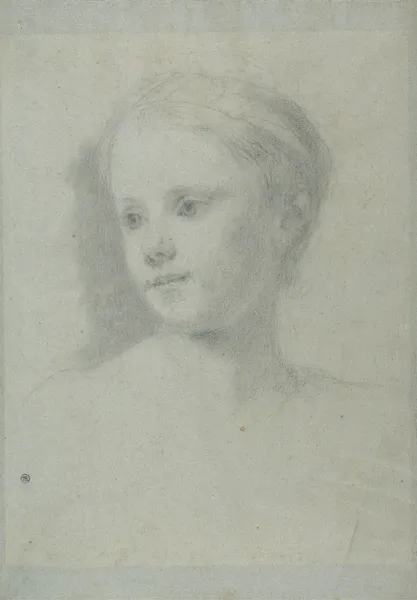 Portrait of a Young Girl av Allan Ramsay