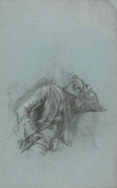 Study for a Portrait of a Seated Gentleman av Allan Ramsay