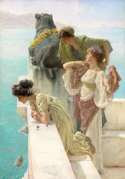 A Coign of Vantage av Lawrence Alma-Tadema