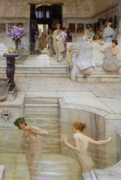 A Favourite Custom av Lawrence Alma-Tadema