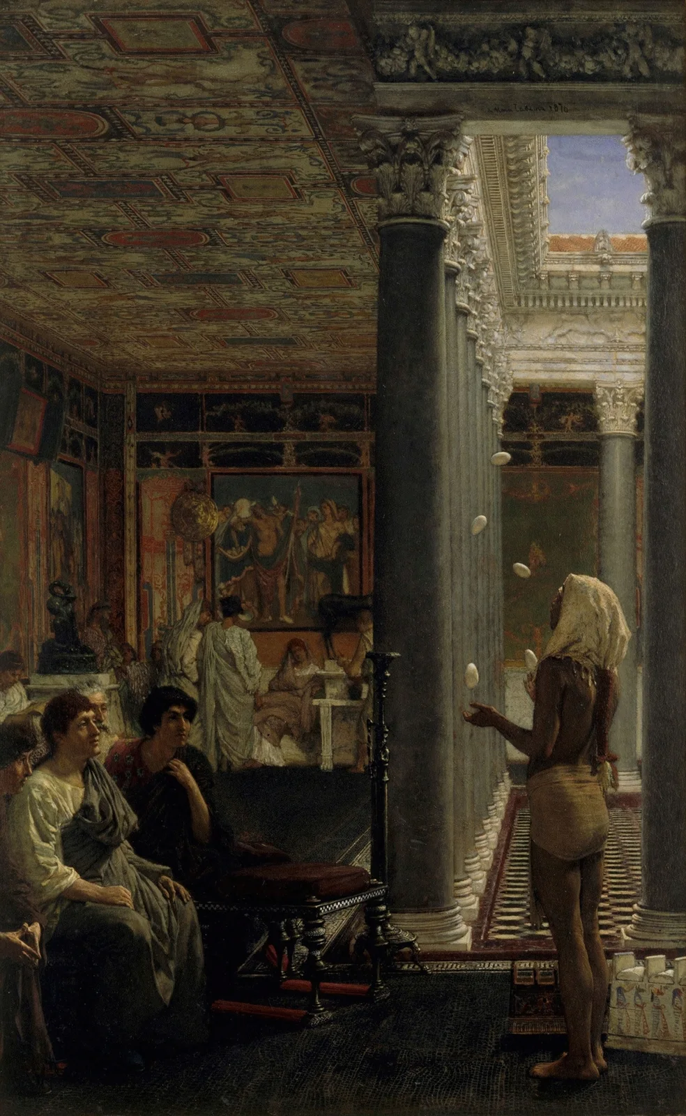 A Juggler av Lawrence Alma-Tadema