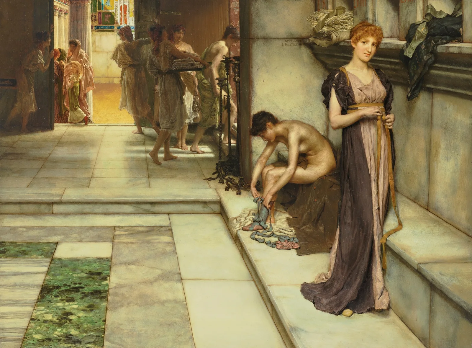 An Apodyterium av Lawrence Alma-Tadema