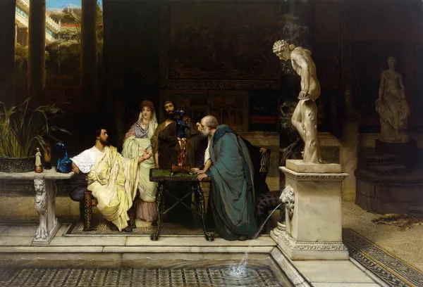 An Art Lover av Lawrence Alma-Tadema